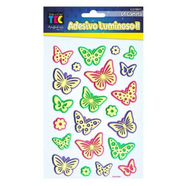 Adesivo Luminoso II Borboletas Toke e Crie