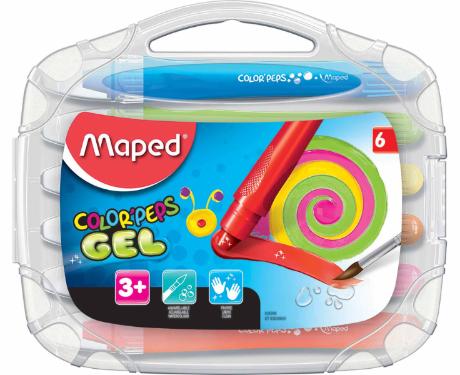 GIZ GEL COLOR PEPS 6 CORES MAPED