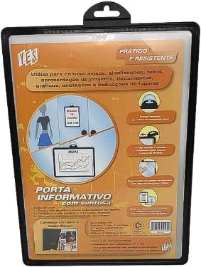 Porta Informativo c/ Ventosa A4 YES