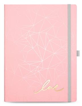 Caderno Papertalk Ultra Pautado Tamanho 177x240mm- Linha Pink Stone Otima