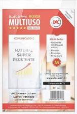 Protetor Para Documentos A4 Acrilico Flexivel Dac
