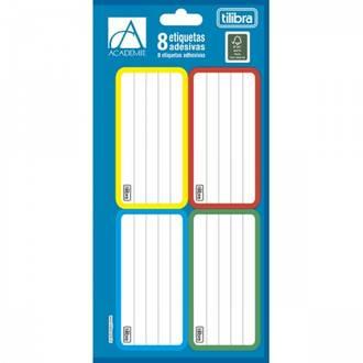 ETIQUETA ADESIVA ESCOLAR - ACADEMIE - UN - TILIBRA