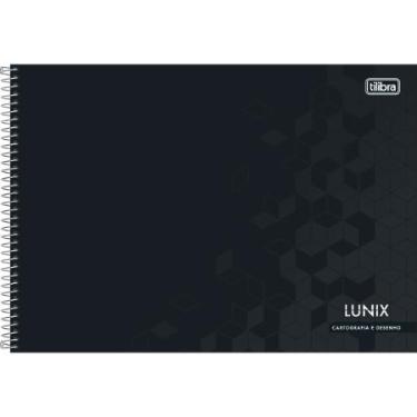 Caderno Espiral Capa Dura Cartografia E Desenho Lunix 60 Folhas Tilibra