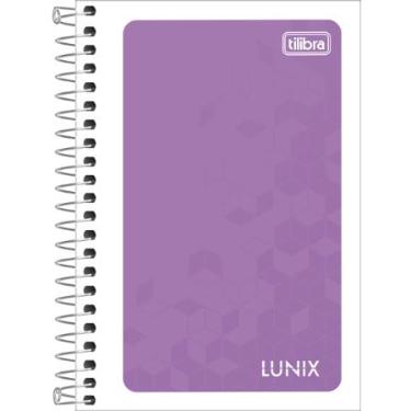Caderneta Espiral Capa Flex�vel 1/8 Lunix 96 Fls Tilibra