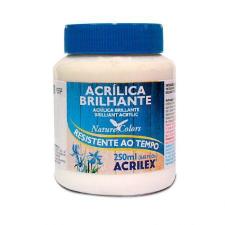 TINTA ACRILICA BRILHANTE 250ML 519 BRANCO - 033250519 - ACRILEX
