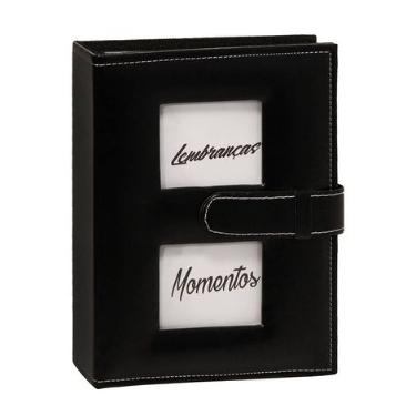 �lbum Para Fotos 10x15cm Com Janela Personaliz�vel 200 Fotos PRETO Yes