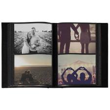 �lbum Para Fotos 10x15cm Com Janela Personaliz�vel 200 Fotos PRETO Yes