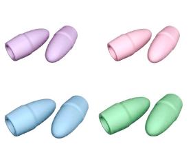 BORRACHA PONTEIRA COLOR TRIS