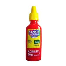TINTA NANKIN ACRILEX 20ML VERMELHO FOGO
