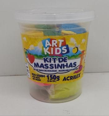 Kit de Massinha Para Modelar 150g Art Kids  Acrilex