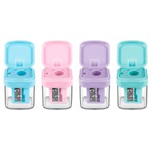 Apontador Mini Box Com Tampa Flip Faber Castell