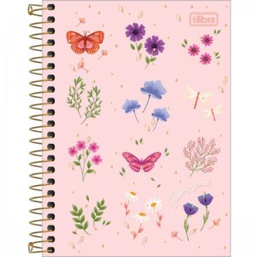 CADERNETA ESPIRAL CAPA DURA 1/8 LE VANILLE 80 FOLHAS TILIBRA