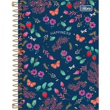 CADERNETA ESPIRAL CAPA DURA 1/8 LE VANILLE 80 FOLHAS TILIBRA