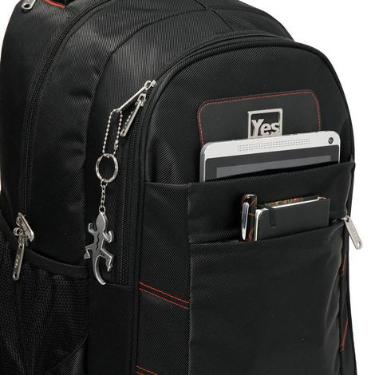 Mochila Com Carrinho Para Notebook PRETO Yes