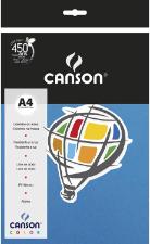 PAPEL COLOR AZUL MAR A4 180G/M� COM 10 FOLHAS CANSON
