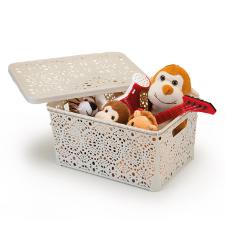 CAIXAS ORGANIZADORAS MANDALA AREIA 8,8 LITROS