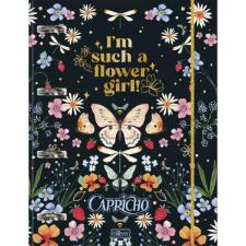 CADERNO ARGOLADO CARTONADO COM EL�STICO CAPRICHO 80 FOLHAS TILIBRA