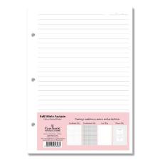 REFIL MIOLO PAUTADO CADERNO ARGOLADO FINA ID�IA