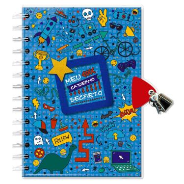 Di�rio Com Chave Papo de Menino Fina Ideia