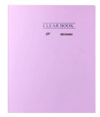 Pasta Cat�logo 20 folhas A4 ClearBook _ Tons Pastel LIL�S Yes
