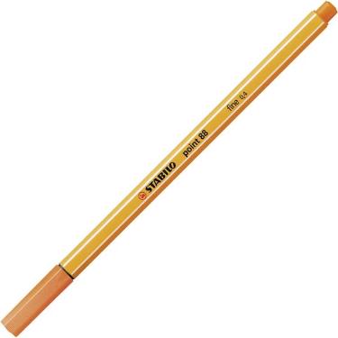 Caneta Hidrogr�fica Point 88 Stabilo Laranja Palha 0.4mm 88/30