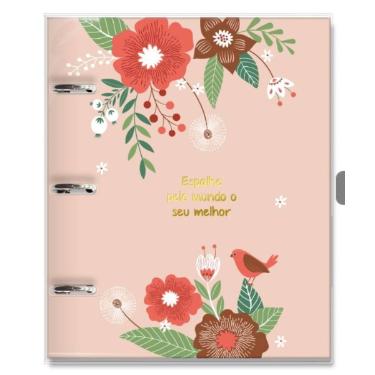 CADERNO FICH�RIO ARGOLADO - 12 MAT - JARDIM - FINA ID�IA