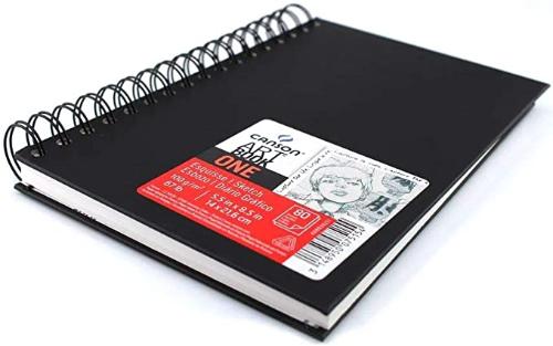 CADERNO ARTBOOK ONE 100G A5+ ESPIRAL SEM PAUTA 80 FOLHAS