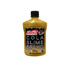 COLA SLIME GLOW GLITTER OURO 500G RADEX