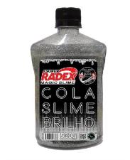 COLA PARA SLIME 500G GLITTER PRATA RADEX