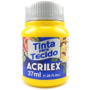 TINTA PARA TECIDO FOSCA AMARELO OURO ACRILEX