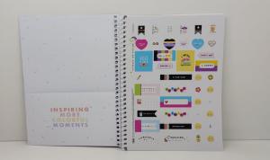 Caderno Colegial 01 Mat�ria Happy Lil�s Tilibra