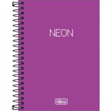 Caderneta Espiral Capa Pl�stica 1/8 Sem Pauta Neon Roxo 80 Folhas Tilibra