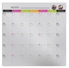 Quadro Calend�rio Magn�tico 35,6x35,6cm Cores Sortidas Tilibra