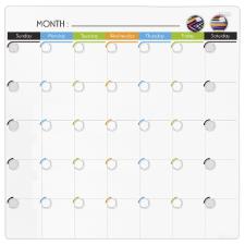 Quadro Calend�rio Magn�tico 35,6x35,6cm Cores Sortidas Tilibra