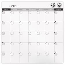 Quadro Calend�rio Magn�tico 35,6x35,6cm Cores Sortidas Tilibra