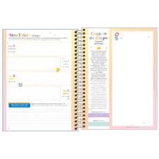 Planner Espiral Happy Azul 17,7 x 24 cm 2023 M7 Tilibra