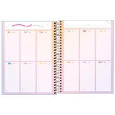 Planner Espiral Happy Azul 17,7 x 24 cm 2023 M7 Tilibra