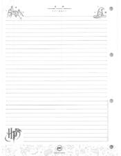 Bloco para Fich�rio Universit�rio Harry Potter 96 Folhas Pautadas DAC