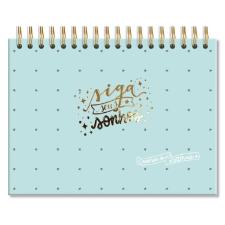 CADERNO DE LETTERING FOLHAS PRETAS VERDE ESTRELAS FINA ID�IA