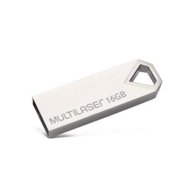 PEN DRIVE 16GB MULTILASER DIAMOND METAL PD850