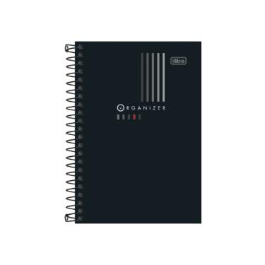 CADERNETA ESPIRAL CAPA FLEX�VEL ORGANIZER 80 FOLHAS