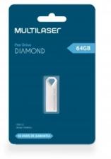 Pen Drive Multilaser Diamond 64GB