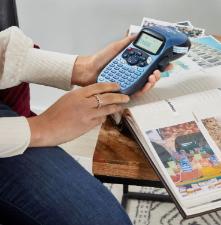 Rotulador eletr�nico Letratag LT100H azul met�lico 1749027 Dymo BT 1 UN