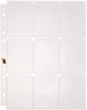 Refil Para Porta Cart�o E Cards Furo Universal Cristal Pacote 10 Unidades RCP1097 Yes