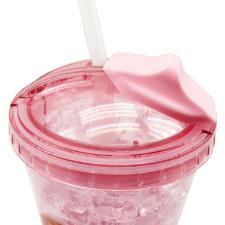 COPO COM CANUDO E TAMPA GEL CONGELANTE FROZEN 450ML - DISNEY