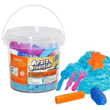 AREIA DIVERTIDA 400G BALDE DM TOYS