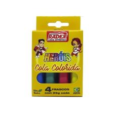 COLA COLORIDA 4 CORES 25G CADA - RADEX