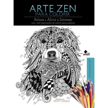 Livro Antiestresse Arte Zen para Colorir Cata Vento
