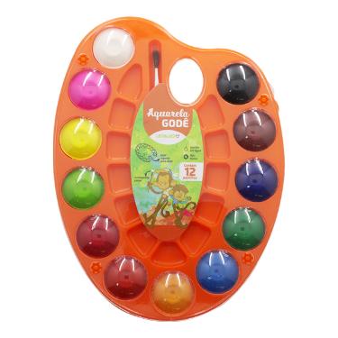 AQUARELA GOD� C/ 12 CORES LEONORA