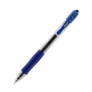 CANETA PILOT ROLLER GEL 0.7MM BL-G2 AZUL